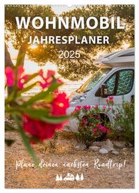 Vorderes Coverbild Wohnmobil Jahresplaner (Wandkalender 2025 DIN A2 hoch), CALVENDO Monatskalender