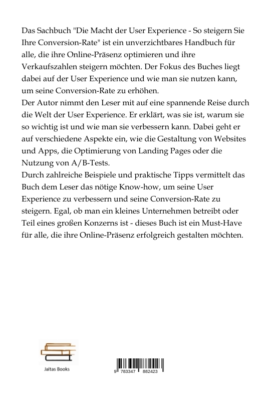 Rückseitencover Die Macht der User Experience