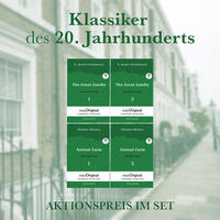 Vorderes Coverbild Klassiker des 20. Jahrhunderts (Buch + 4 MP3 Audio-CDs) - Lesemethode von Ilya Frank - Zweisprachige Ausgabe Englisch-Deutsch