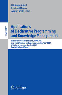 Vorderes Coverbild Applications of Declarative Programming and Knowledge Management