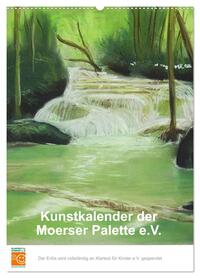 Vorderes Coverbild Kunstkalender der Moerser Palette e.V. (Wandkalender 2026 DIN A2 hoch), CALVENDO Monatskalender