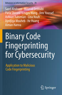 Vorderes Coverbild Binary Code Fingerprinting for Cybersecurity