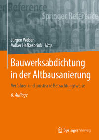 Vorderes Coverbild Bauwerksabdichtung in der Altbausanierung