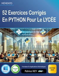Vorderes Coverbild 52 Exercices Corrigés en Python pour le lycée