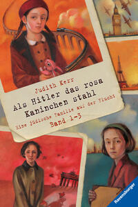 Vorderes Coverbild Rosa Kaninchen-Trilogie, Band 1-3 - Als Hitler das rosa Kaninchen stahl