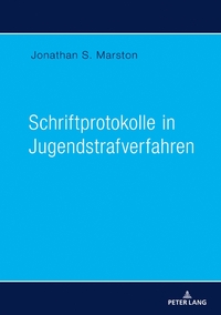 Vorderes Coverbild Schriftprotokolle in Jugendstrafverfahren