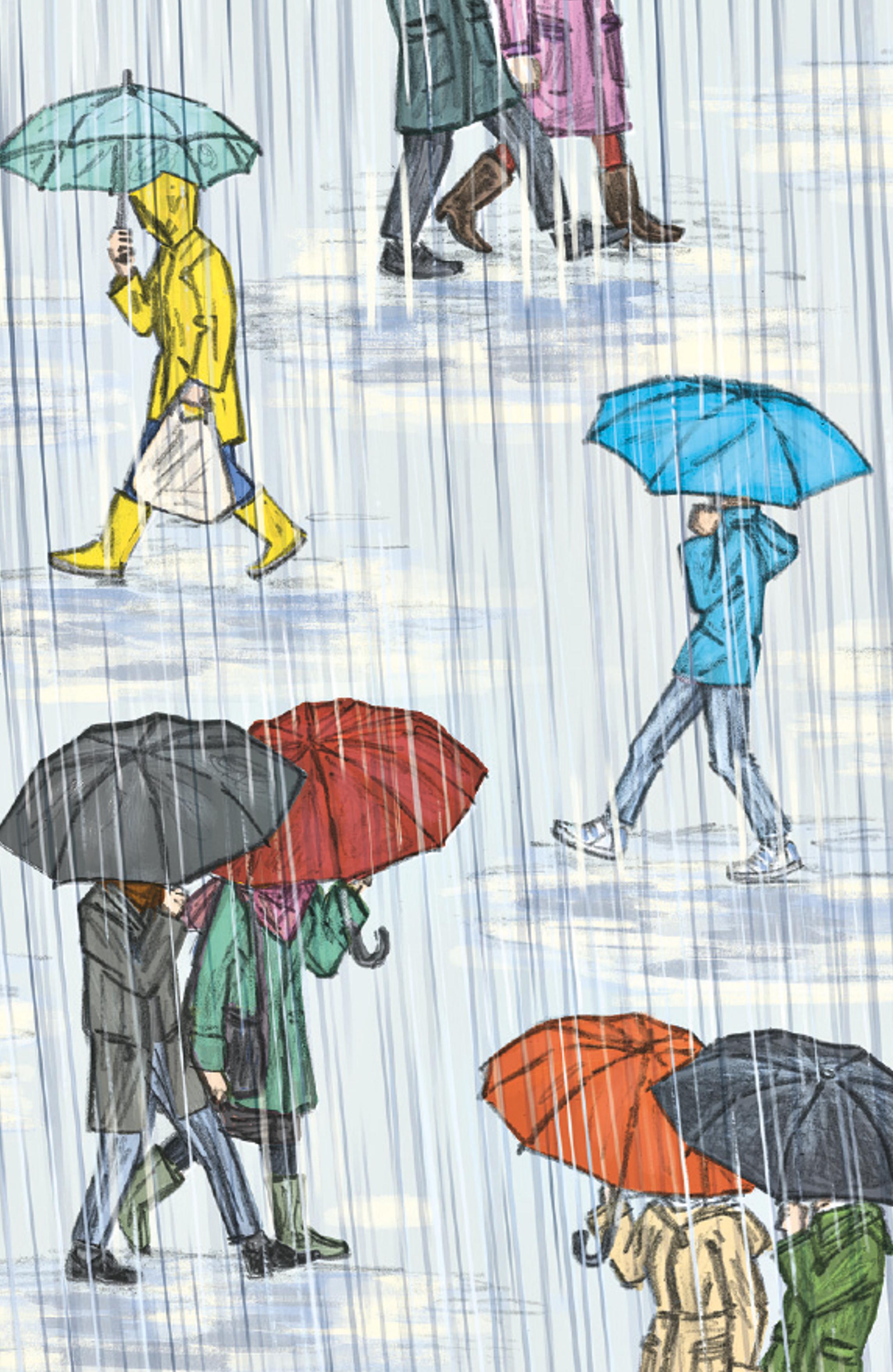 Rückseitencover »Ein kleiner Regen macht nicht nass«