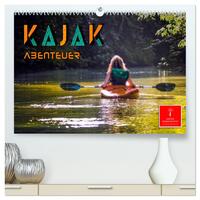 Vorderes Coverbild Kajak Abenteuer (hochwertiger Premium Wandkalender 2025 DIN A2 quer), Kunstdruck in Hochglanz