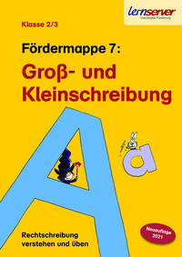 Vorderes Coverbild Lernserver-Fördermappe 7: Groß- und Kleinschreibung