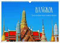 Vorderes Coverbild Bangkok - Thailands Hauptstadt in bunten Bildern (Wandkalender 2025 DIN A3 quer), CALVENDO Monatskalender