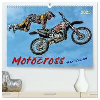 Vorderes Coverbild Motocross - so cool (hochwertiger Premium Wandkalender 2025 DIN A2 quer), Kunstdruck in Hochglanz
