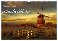 Vorderes Coverbild Märchenhafte Windmühlen (Wandkalender 2025 DIN A2 quer), CALVENDO Monatskalender