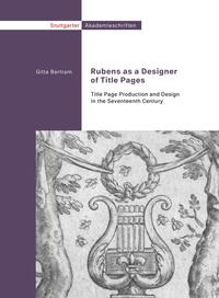 Vorderes Coverbild Peter Paul Rubens as a Designer of Title Pages