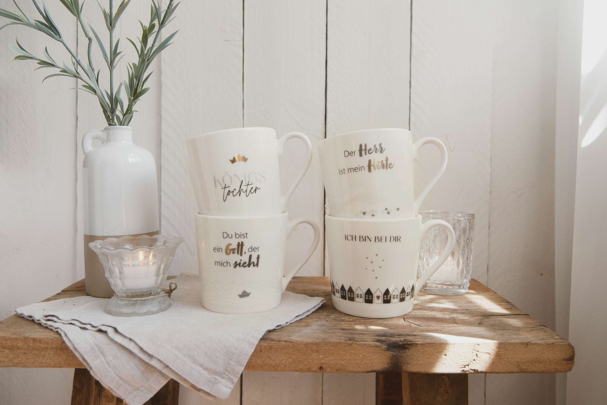 Beispielinhalt (Bild) Ich bin bei dir - Tasse