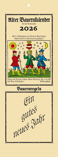 Vorderes Coverbild Alter Bauernkalender 2026