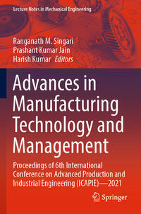 Vorderes Coverbild Advances in Manufacturing Technology and Management