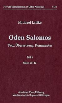Vorderes Coverbild Oden Salomos. Teil 3
