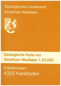 Vorderes Coverbild Geologische Karten von Nordrhein-Westfalen 1:25000 / Bad Karlshafen