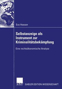 Vorderes Coverbild Selbstanzeige als Instrument zur Kriminalitätsbekämpfung
