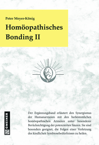 Vorderes Coverbild Homöopathisches Bonding II