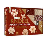 Vorderes Coverbild Knobelspiel-Adventskalender – Neue IQ-Puzzles und Geduldsspiele für 24 Tage