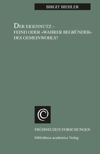 Vorderes Coverbild Der Eigennutz