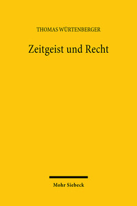 Vorderes Coverbild Zeitgeist und Recht