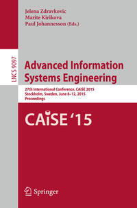 Vorderes Coverbild Advanced Information Systems Engineering