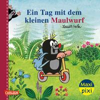 Vorderes Coverbild Maxi Pixi 468: Ein Tag mit dem kleinen Maulwurf