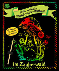 Vorderes Coverbild Mein schönster Krickel-Kratz-Malblock. Im Zauberwald