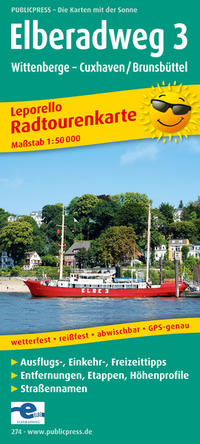 Vorderes Coverbild Elberadweg 3, Wittenberge - Cuxhaven