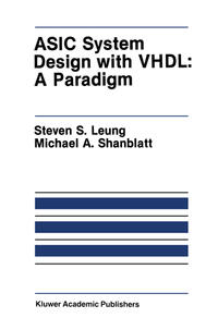 Vorderes Coverbild ASIC System Design with VHDL: A Paradigm