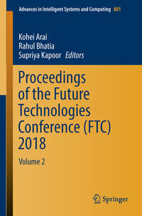 Vorderes Coverbild Proceedings of the Future Technologies Conference (FTC) 2018