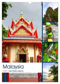 Vorderes Coverbild Malaysia - Die Perle Asiens (Wandkalender 2025 DIN A3 hoch), CALVENDO Monatskalender