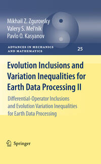 Vorderes Coverbild Evolution Inclusions and Variation Inequalities for Earth Data Processing II