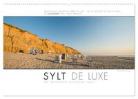 Vorderes Coverbild Emotionale Momente: Sylt de Luxe - die schönste deutsche Insel. (Wandkalender 2025 DIN A2 quer), CALVENDO Monatskalender