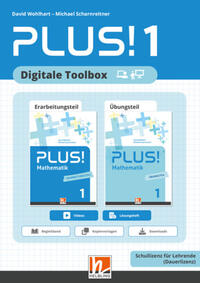 Vorderes Coverbild PLUS! 1 (Lehrplan 2023) | Digitale Toolbox SL