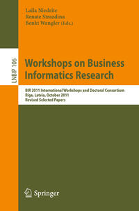 Vorderes Coverbild Workshops on Business Informatics Research