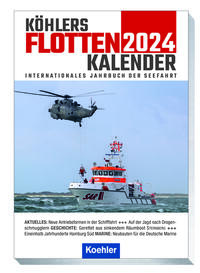 Vorderes Coverbild Köhlers FlottenKalender 2024