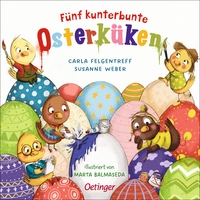 Vorderes Coverbild Fünf kunterbunte Osterküken