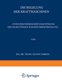 Vorderes Coverbild Die Regelung der Kraftmaschinen