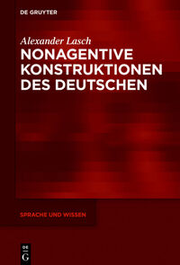 Vorderes Coverbild Nonagentive Konstruktionen des Deutschen
