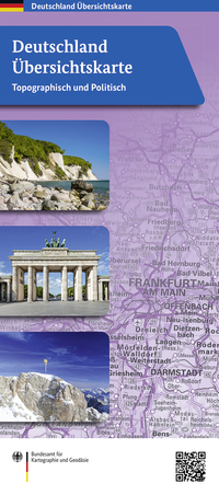 Vorderes Coverbild Deutschland Übersichtskarte