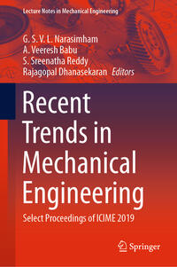 Vorderes Coverbild Recent Trends in Mechanical Engineering