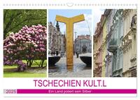 Vorderes Coverbild TSCHECHIEN KULT.L (Wandkalender 2025 DIN A3 quer), CALVENDO Monatskalender
