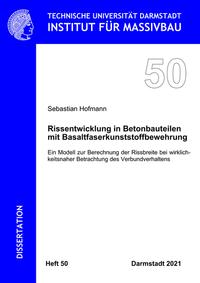 Vorderes Coverbild Rissentwicklung in Betonbauteilen mit Basaltfaserkunststoffbewehrung