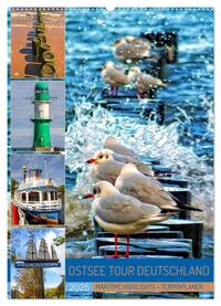 Vorderes Coverbild Ostsee Tour Deutschland - maritime Highlights (Wandkalender 2025 DIN A2 hoch), CALVENDO Monatskalender