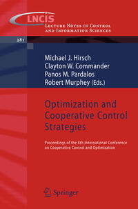 Vorderes Coverbild Optimization and Cooperative Control Strategies