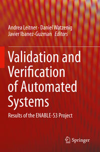 Vorderes Coverbild Validation and Verification of Automated Systems