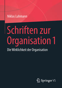 Vorderes Coverbild Schriften zur Organisation 1